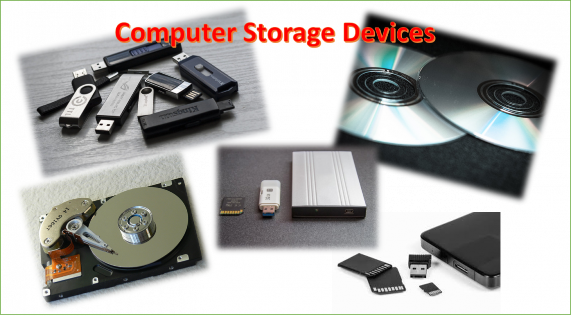05 Type of Computer Storage Device in 2021 Learning Junction